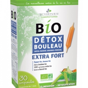 3 CHENES BOULEAU EXTRA FORT DETOX BIO 30 AMPOULES Promo Parapharmacie Casablanca Maroc - Medical Media Store