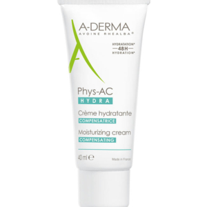 A-Derma Phys-AC Hydra Crème Compensatrice – 40 ml Promo Parapharmacie Casablanca Maroc - Medical Media Store