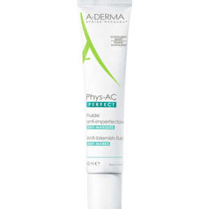 A-Derma Phys-Ac Perfect Fluide Anti-Imperfections – 40 ml Promo Parapharmacie Casablanca Maroc - Medical Media Store