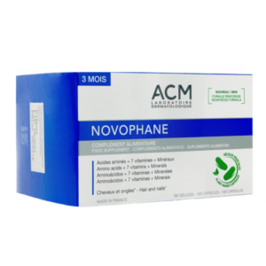Acm Novophane ongles et cheveux – 60 capsules Promo Parapharmacie Casablanca Maroc - Medical Media Store