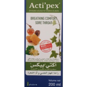 Acti’pex Sirop – 200 ml Promo Parapharmacie Casablanca Maroc - Medical Media Store