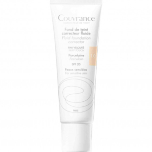 Avène Couvrance – Fond de Teint Fluide – Fini Velouté Porcelaine Spf 20 N°1.0 – 30ml Promo Parapharmacie Casablanca Maroc - Medical Media Store