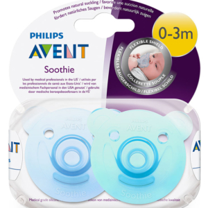 Avent – SCF194/00 – Sucette Soothie X2 – 0-3 mois 1 Promo Parapharmacie Casablanca Maroc - Medical Media Store