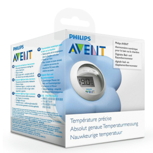 Avent – SCH550/20 – Thermomètre bain et chambre pour bébé (Bleu) 1 Promo Parapharmacie Casablanca Maroc - Medical Media Store