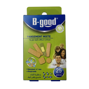 B-good pansements Mixte 25pcs/unites Promo Parapharmacie Casablanca Maroc - Medical Media Store