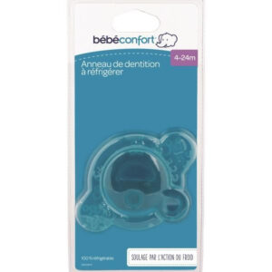 Bebe Confort – Anneau de dentition à réfrigérer – Bleu (4-24M +) 1 Promo Parapharmacie Casablanca Maroc - Medical Media Store