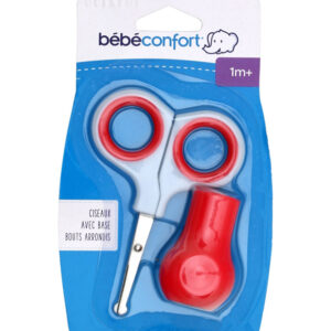Bebe Confort – Ciseaux avec bouts arrondis – Rouge et blanc (1M +) 3 Promo Parapharmacie Casablanca Maroc - Medical Media Store
