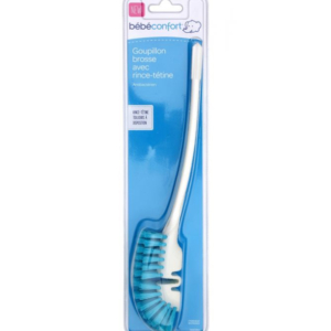 Bebe Confort – Goupillon brosse avec rince tétine – Bleu 1 Promo Parapharmacie Casablanca Maroc - Medical Media Store
