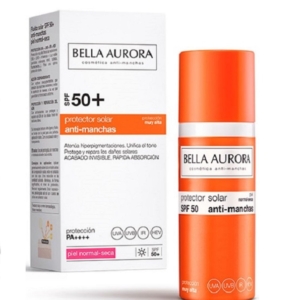 Bella Aurora écran solaire anti-taches SPF50+ SPF50+ Peau Normale et Sèche 50ml Promo Parapharmacie Casablanca Maroc - Medical Media Store
