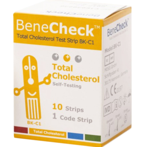 Benecheck – Bandelettes Cholesterol (x10) 1 Promo Parapharmacie Casablanca Maroc - Medical Media Store