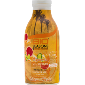 Bio seasons gel douche agrumes 300ml Promo Parapharmacie Casablanca Maroc - Medical Media Store