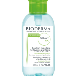 Bioderma – Sebium H2O Pompe Inversée – 500 ml 1 Promo Parapharmacie Casablanca Maroc - Medical Media Store