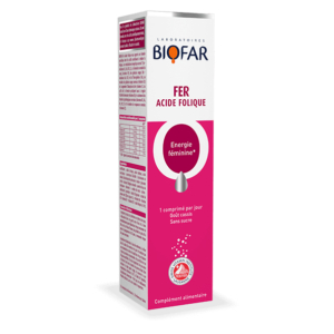Biofar Fer Acide Folique 20 capsules Promo Parapharmacie Casablanca Maroc - Medical Media Store