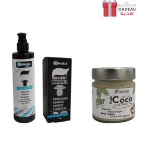 Biomask.s Man Gel Nettoyant 200ml + Huile de Barbe = Biorena Huile de Barbe Offerte Promo Parapharmacie Casablanca Maroc - Medical Media Store