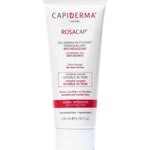 Capiderma – Rosacap gel derme-nettoyant démaquillant anti-rougeurs – 200 ml 1 Promo Parapharmacie Casablanca Maroc - Medical Media Store