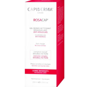Capiderma – Rosacap gel derme-nettoyant démaquillant anti-rougeurs – 200 ml 2 Promo Parapharmacie Casablanca Maroc - Medical Media Store