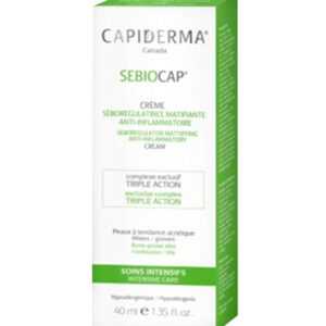 Capiderma – Sebiocap Crème anti-inflammation pour peaux à tendance acnéique – 40 ml 2 Promo Parapharmacie Casablanca Maroc - Medical Media Store