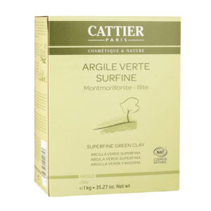 Cattier Argile verte Surfine 1kg Promo Parapharmacie Casablanca Maroc - Medical Media Store