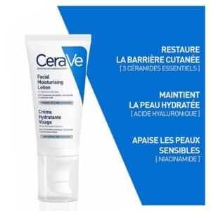 CeraVe Crème Hydratante Visage Peau Normale à Sèche | 52ml 2 Promo Parapharmacie Casablanca Maroc - Medical Media Store