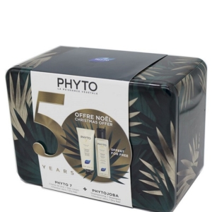 Coffret 50 Ans Phyto 7 Crème de Jour 50ml + Phytojoba Shampooing 100ml (Offert) Promo Parapharmacie Casablanca Maroc - Medical Media Store