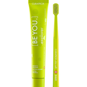 Curaprox – Be You Explorer Dentifrice Pomme-Aloe Vera – 90 ml 2 Promo Parapharmacie Casablanca Maroc - Medical Media Store
