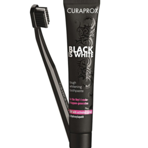 Curaprox – Black is White Dentifrice blanchissant – 90 ml 2 Promo Parapharmacie Casablanca Maroc - Medical Media Store