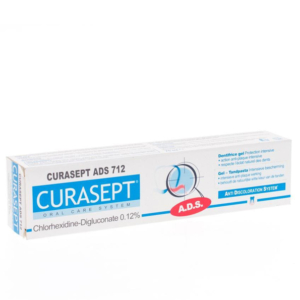 Curaprox – Curasept ADS 712 – Dentifrice Gel 0,12% CHX – 75 ml 2 Promo Parapharmacie Casablanca Maroc - Medical Media Store