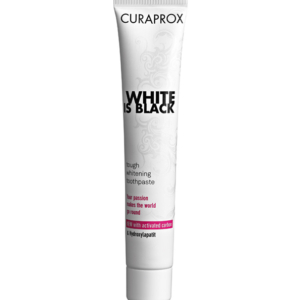 Curaprox – White is Black Dentifrice blanchissant – 90 ml 1 Promo Parapharmacie Casablanca Maroc - Medical Media Store