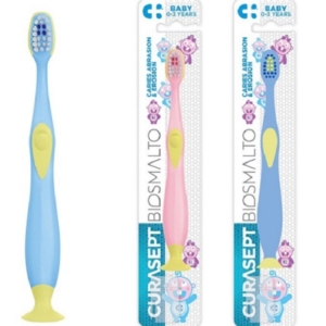 CURASEPT BROSSE À DENTS BIOSMALTO BABY 0-3 ANS Promo Parapharmacie Casablanca Maroc - Medical Media Store