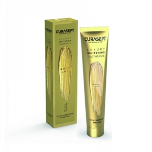 CURASEPT GOLD LUXURY WHITENING DENTIFRICE 75ML Promo Parapharmacie Casablanca Maroc - Medical Media Store