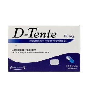 D-Tente Magnésium Marin 150mg 20cps Promo Parapharmacie Casablanca Maroc - Medical Media Store