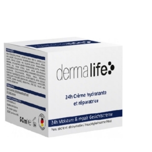 Dermalife crème hydratant & réparatrice 24h 50ml Promo Parapharmacie Casablanca Maroc - Medical Media Store