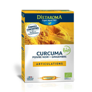 Dietaroma Curcuma +Gingembre 20 Ampoules*10ml Promo Parapharmacie Casablanca Maroc - Medical Media Store