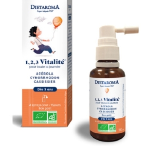 DIETAROMA Vitalité enfants 1,2,3 vitalité 30ml Promo Parapharmacie Casablanca Maroc - Medical Media Store