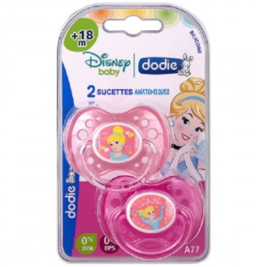 Dodie 2 Sucettes Anatomique A77 +18m Duo Cendrillon Promo Parapharmacie Casablanca Maroc - Medical Media Store