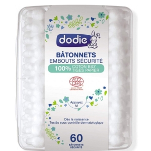 DODIE BÂTONNETS EMBOUTS SÉCURITÉ X60 Promo Parapharmacie Casablanca Maroc - Medical Media Store
