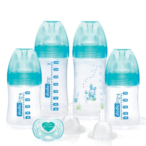 Dodie – Coffret naissance – 4 Biberons + 2 Tétines + 1 Sucette 2 Promo Parapharmacie Casablanca Maroc - Medical Media Store