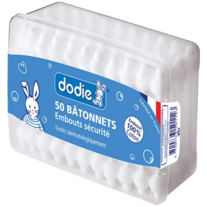 Dodie – Cotons tige bébé (Bâtonnets ouatés) – (x50) Promo Parapharmacie Casablanca Maroc - Medical Media Store