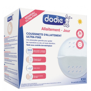 Dodie – Coussinets d’allaitement jour (x30) 1 Promo Parapharmacie Casablanca Maroc - Medical Media Store