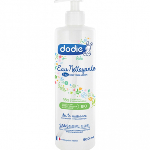 Dodie – Eau nettoyante 3 en 1 flacon Pompe – 500 ml Promo Parapharmacie Casablanca Maroc - Medical Media Store