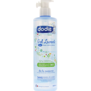 Dodie – Gel lavant 3 en 1 flacon Pompe – 500 ml Promo Parapharmacie Casablanca Maroc - Medical Media Store