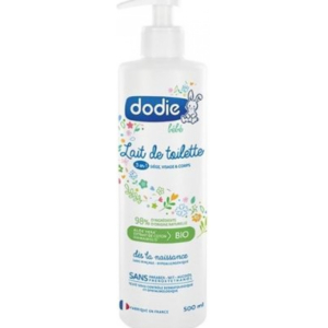 Dodie – Lait de toilette 3 en 1 flacon Pompe – 500 ml Promo Parapharmacie Casablanca Maroc - Medical Media Store