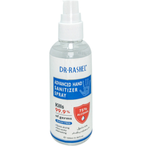 DR RASHEL DESINFECTANT INSTANT HAND SANITIZER SPRAY 75% ALCOHOL 100ML Promo Parapharmacie Casablanca Maroc - Medical Media Store