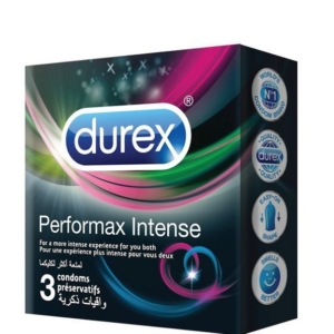 DUREX Performax Intense 3 Préservatifs Promo Parapharmacie Casablanca Maroc - Medical Media Store