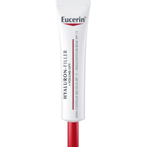 Eucerin – Hyaluron-Filler + Volume-Lift Soin Contour des Yeux SPF15 – 15 ml Promo Parapharmacie Casablanca Maroc - Medical Media Store