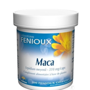 Fenioux Maca – 200 Gélules – 310 mg Promo Parapharmacie Casablanca Maroc - Medical Media Store