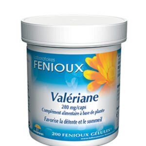 Fenioux Valériane – 200 Gélules – 280 mg Promo Parapharmacie Casablanca Maroc - Medical Media Store