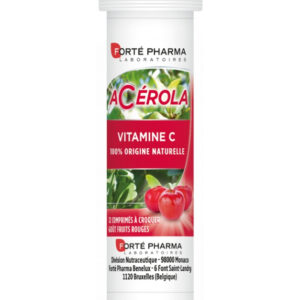 Forté Pharma Acérola Vitamine C – 12 Comprimés Promo Parapharmacie Casablanca Maroc - Medical Media Store