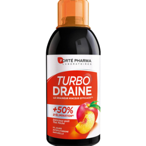 Forté Pharma Minceur Turbodraineur Pêche – 500 ml Promo Parapharmacie Casablanca Maroc - Medical Media Store
