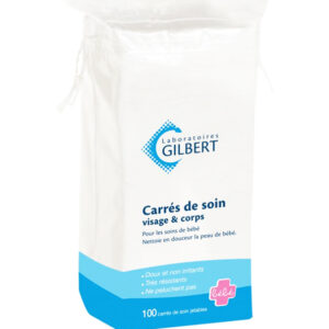 Gilbert Carrés de Soin Visage & Corps – 100 Piéces Promo Parapharmacie Casablanca Maroc - Medical Media Store